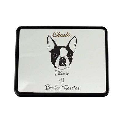 Style In Print Personalized Custom Text Boston Terrier's Head Plastic Truck Hitch Cover