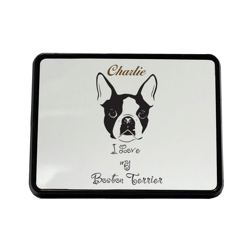 Style In Print Personalized Custom Text Boston Terrier's Head Plastic Truck Hitch Cover
