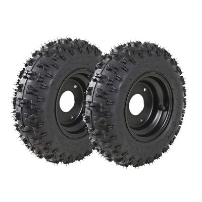 ZXTDR 2PCS 4.10-6 Tubeless Tires With Rim for ATV Quad Go Kart 4 Wheelers