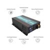 WZRELB 2000W 24V 120V Pure Sine Wave Solar Power Inverter with Remote Control Switch,Black,RBP200024VCRT view 2