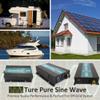 WZRELB 2000W 24V 120V Pure Sine Wave Solar Power Inverter with Remote Control Switch,Black,RBP200024VCRT view 4