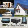 WZRELB 600W 12V 120V Pure Sine Wave Solar Power Inverter with Remote Control Switch view 4