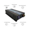 WZRELB 3500W Remote 12V 120V Pure Sine Wave Solar Power Inverter With Remote Control Switch, RBP350012VCRT view 2