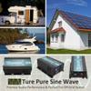 WZRELB 500W 24V 120V Pure Sine Wave Solar Power Inverter With Remote Control Switch view 4