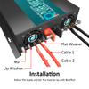 WZRELB 3000watt Pure Sine Wave Inverter 12V DC to 120V AC 60HZ with LED Display Wireless Remote Controller Car Inverter Generator (RBP300012VCRT) view 4