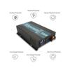 WZRELB 2500W 12V 120V Pure Sine Wave Solar Power Inverter with Remote Control Switch view 2