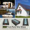 WZRELB 2500W 12V 120V Pure Sine Wave Solar Power Inverter with Remote Control Switch view 4
