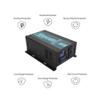 WZRELB 300W 12V 120V Pure Sine Wave Solar Power Inverter with Remote Control Switch view 2