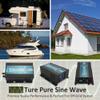 WZRELB 300W 12V 120V Pure Sine Wave Solar Power Inverter with Remote Control Switch view 4