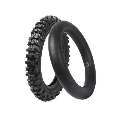 ZXTDR 80/100-12 Tire and Inner Tube for Motocross Pit PRO Trail Dirt Bike | 3.00-12 Off Road Motorcycle Tire