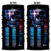 Obacle Skull Face Mask Half for Dust Wind UV Sun Protection Seamless 3D Tube Mask Bandana for Men Women Durable Thin Breathable Skeleton Mask Motorcycle Riding Biker Cycling (Blue Face Skull Flag) view 3