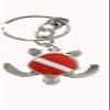 Scuba Diver Pewter Keychain view 2