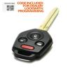 OEM Electronic 4-Button Remote Head Key Fob Compatible with Subaru (FCC ID: CWTWB1U811, P/N: 57497-AL00A, 57497-FJ230) view 3