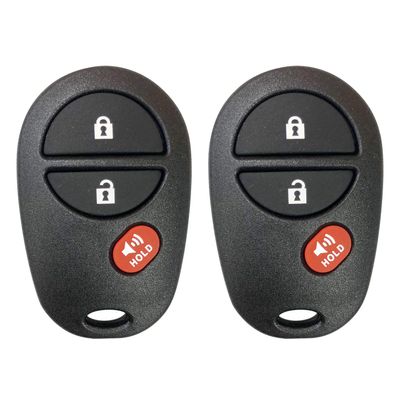 2 NEW Replacement For 2005-2016 TACOMA Keyless Entry Remote Control GQ43VT20T By AutoKeyMax