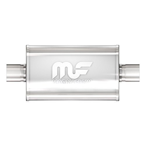 Magnaflow 12219 Satin Stainless Steel 3 Center Oval Muffler by Magnaflow