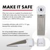 SABRE 120 dB Wedge Door Stop Security Alarm, Extremely Loud Wireless Alarm Siren Audible Up To 1,500 Ft., Non-Skid Pad, Compact Alarm Great for Home, Travel, Apartment or Dorm view 3