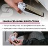 SABRE 120 dB Wedge Door Stop Security Alarm, Extremely Loud Wireless Alarm Siren Audible Up To 1,500 Ft., Non-Skid Pad, Compact Alarm Great for Home, Travel, Apartment or Dorm view 4