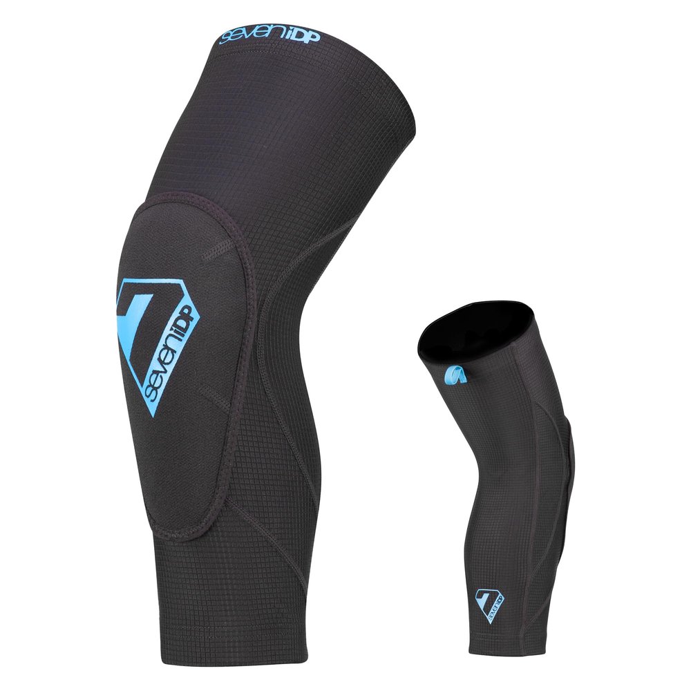 Seven iDP 7iDP Sam Hill Lite Knee Pads Lightweight, Breathable Mountain Biking Protection, Compression Fit, Slip-On Design, MTB, Enduro & Trail Ready (Medium)