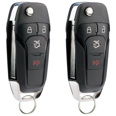 2X USARemote Flip Key for 2013 2014 2015 2016 Ford Fusion Keyless Entry Remote Fob (N5F-A08TAA 164-R7986)