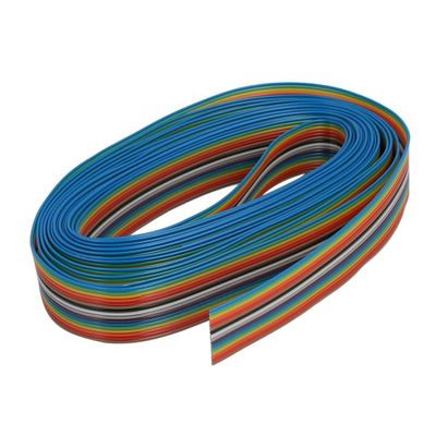 Aexit Connecting Testing Transmission 3.8M Long 16 Terminal Jumper Wire Cable
