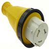 14-30P 4Pin Male Dryer Plug to SS2-50R Twist Lock RV Travel Trailer Camper Motor Home Socket Receptacle Outlet Electric Power Cord Cable Adapter/Converter NEMA 220/250V Input 110/125V Output. FX848 view 2