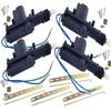 New Universal Door Lock Actuator (Set of 4) Fast Free USA Shipping view 3