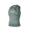 EvoShield Mens Adult Chest Guard Sleeveless Shirt, Charcoal, Large US view 1