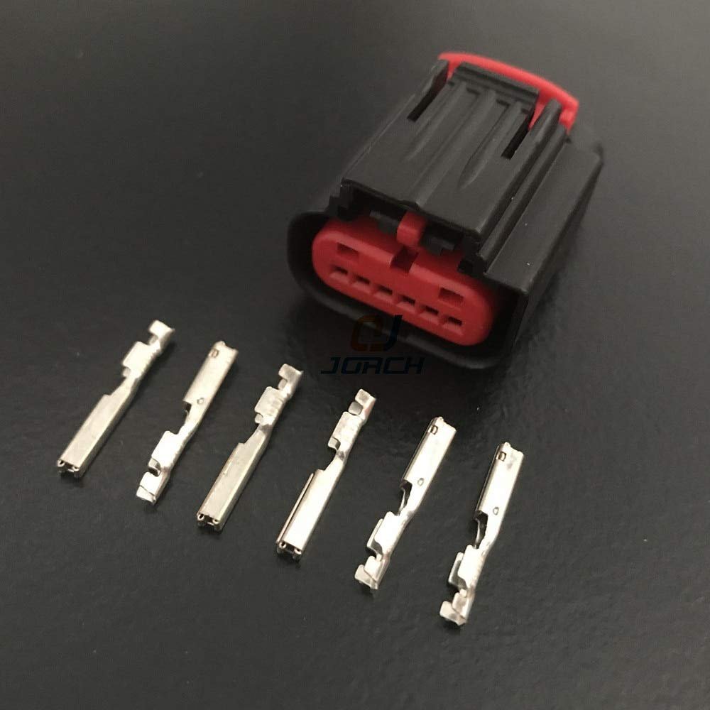 Davitu 5 Sets 6 Pin Tyco Electronic connector plug For GM Alloytec V6 DBW Accelerator Throttle Pedal 1-1419168-1 - (Package: 20 sets)