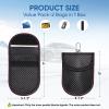 TICONN 2PK Faraday Bags for Car Keys Fob, 3.5''X5.0'' Faraday Cage Protector, Car RFID Signal Blocking, Anti-Theft Pouch Anti-Hacking Case Blocker (Carbon Fiber) view 2