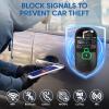 TICONN 2PK Faraday Bags for Car Keys Fob, 3.5''X5.0'' Faraday Cage Protector, Car RFID Signal Blocking, Anti-Theft Pouch Anti-Hacking Case Blocker (Carbon Fiber) view 3