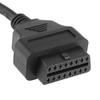 OBDII OBD2 90 Degree 16 Pin Male to 4 16 Pin Female Extended Connector Cable Adapter with 36CM Line for Auto Car Diagnostic Tool view 4