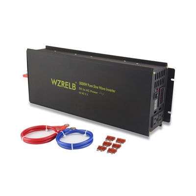 WZRELB Power Inverter 3000W Pure Sine Wave Inverter 12V 120V Dc AC Converter