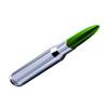 VMS Racing 50 Cal Caliber Chrome Green TIP Bullet Antenna in Heavy Gauge CNC Machined Billet Aluminum Short Compatible with Toyota Tundra 1999-2019 view 1
