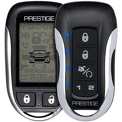 Prestige PE1M2LCDZ 2-Way LCD Remote Transmitter Kit Key FOB for Flashlogic - Up to 1 Mile Range