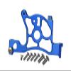 GPM For Traxxas Rustler 4X4 VXL (67076-4) Upgrade Parts Aluminum Rear Spur Gear Cover Mount - 1Pc Set Blue view 1