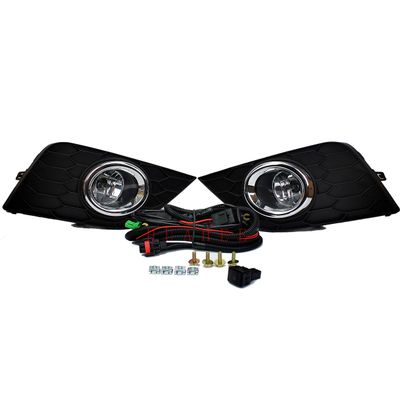 Fit for 2016 2017 2018 2019 Nissan Sentra/Sylphy Bumper Fog Lamp Assembly Driving Lights Complete Kit /1Set w/Bulb + Switch + Wire Harness + Bezel Bulb:H11 12V 55W HUAHEE_AP0441