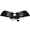 Fit for 2016 2017 2018 2019 Nissan Sentra/Sylphy Bumper Fog Lamp Assembly Driving Lights Complete Kit /1Set w/Bulb + Switch + Wire Harness + Bezel Bulb:H11 12V 55W HUAHEE_AP0441 view 1