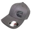 Dodge Cummins Offset Logo Ball Cap hat Flexfit Fitted dk Gray Heather Denim l/XL view 1