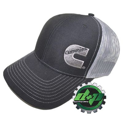 Dodge Cummins Richardson Ball Cap hat Black w/Gray Summer mesh snap Back