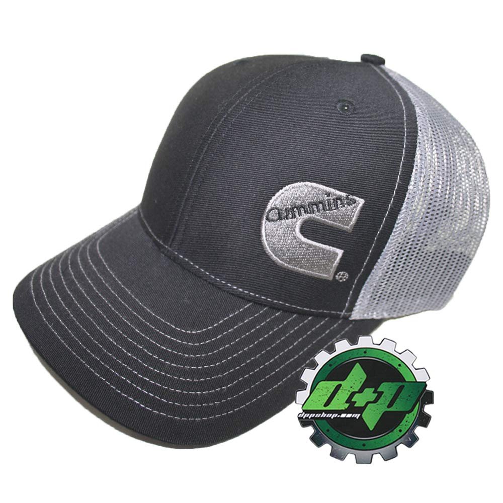 Dodge Cummins Richardson Ball Cap hat Black w/Gray Summer mesh snap Back