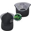 Dodge Cummins Richardson Ball Cap hat Black w/Gray Summer mesh snap Back view 2