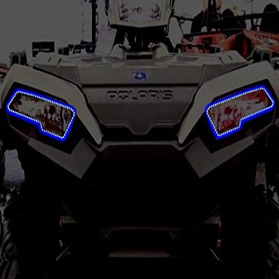 LED Halos Rings Blue 2017 2018 2019 Polaris Sportsman 850/1000