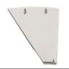 Gator Guards SS00524 SkegShield Skeg Guard for Mercury 150-350HP 4Str Verado with 5.44" Gearcase view 1