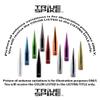 TRUE SPIKE FAT SPIKE BLACK ANTENNA in Heavy Gauge CNC Machined Billet Aluminum Short Compatible with Toyota Tacoma 95-19 1995-2019 view 4