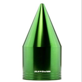 TRUE SPIKE FAT SPIKE GREEN ANTENNA in Heavy Gauge CNC Machined Billet Aluminum Short Compatible with Dodge Ram 1500 2500 3500 09-19 2009-2019