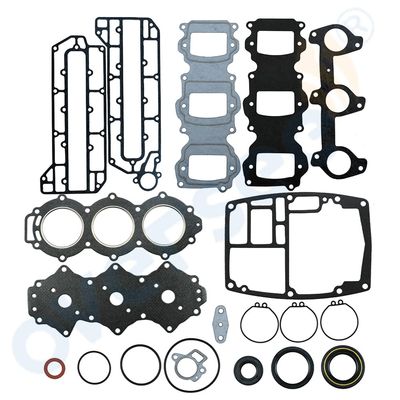 OVERSEEE 6K5-W0001-00 Gasket Kit for Yamaha Parsun Powetec 60HP 2stroke Outboard Engine