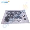 OVERSEEE 6K5-W0001-00 Gasket Kit for Yamaha Parsun Powetec 60HP 2stroke Outboard Engine view 3