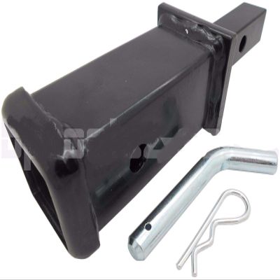 Tow Hitch Reducer Adaptor 1-1/4" to 2" with 5/8" Safety Hitch PIN