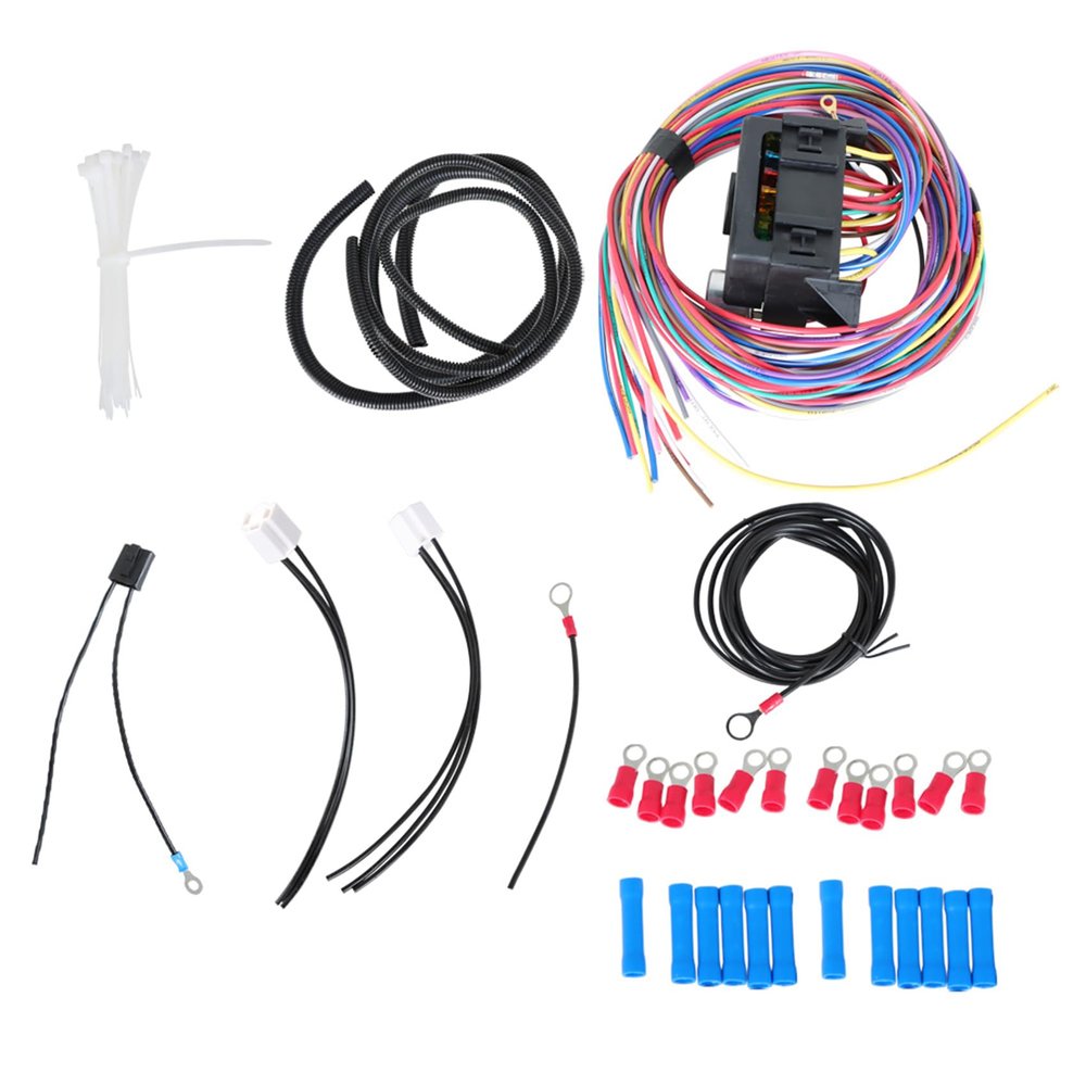 labwork 12 Circuit Wiring Harness Muscle Car Hot Rod Street Rod XL Wires