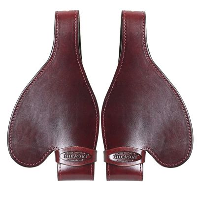 HILASON Replacement Western Horse Saddle Fenders Youth Mahogany